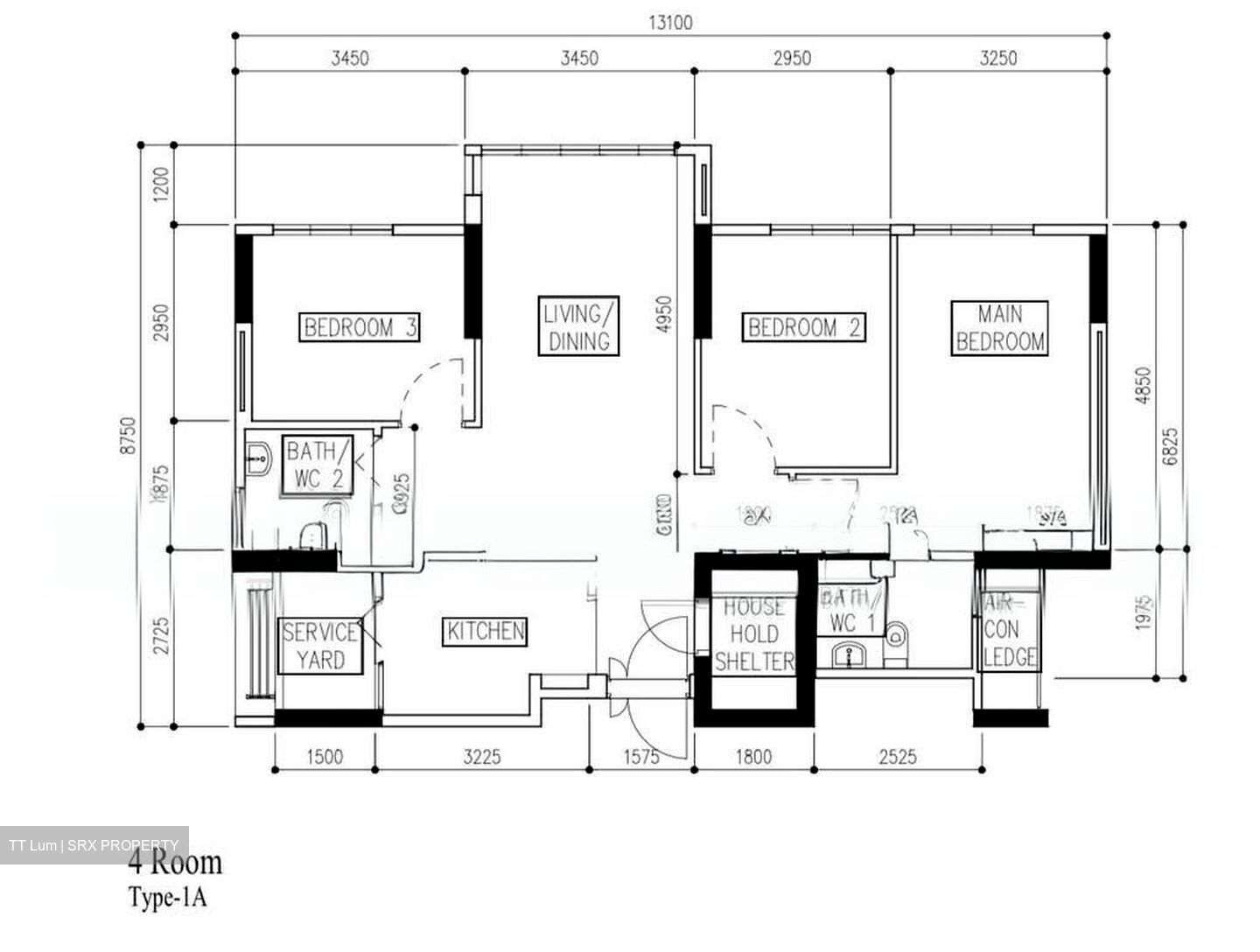 Blk 104A Alkaff Courtview (Toa Payoh), HDB 4 Rooms #538139411